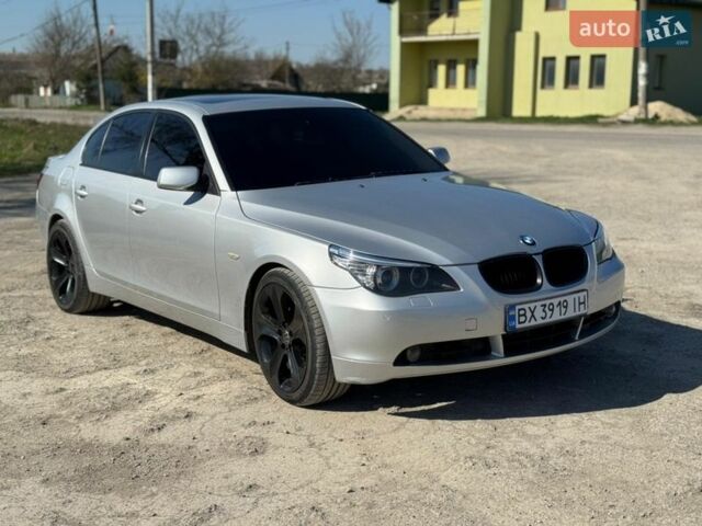 Серый БМВ 5 Серия, объемом двигателя 3 л и пробегом 356 тыс. км за 9500 $, фото 1 на Automoto.ua
