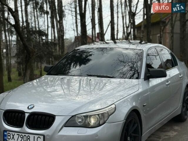 Серый БМВ 5 Серия, объемом двигателя 3 л и пробегом 380 тыс. км за 8350 $, фото 1 на Automoto.ua