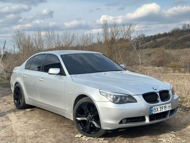 Серый БМВ 5 Серия, объемом двигателя 3 л и пробегом 356 тыс. км за 7700 $, фото 1 на Automoto.ua
