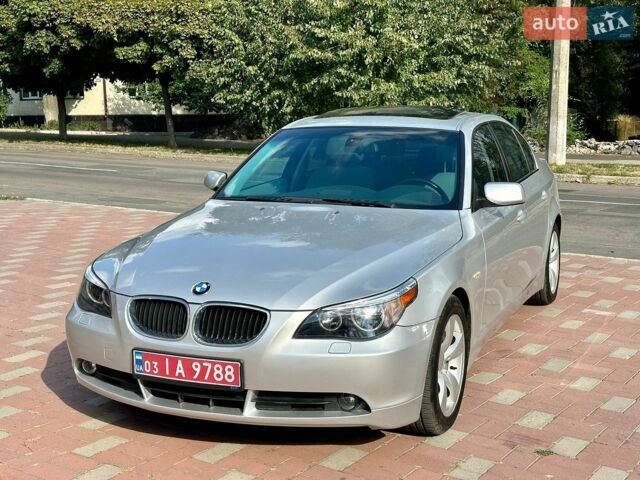 Сірий БМВ 5 Серія, об'ємом двигуна 3 л та пробігом 54 тис. км за 16000 $, фото 1 на Automoto.ua