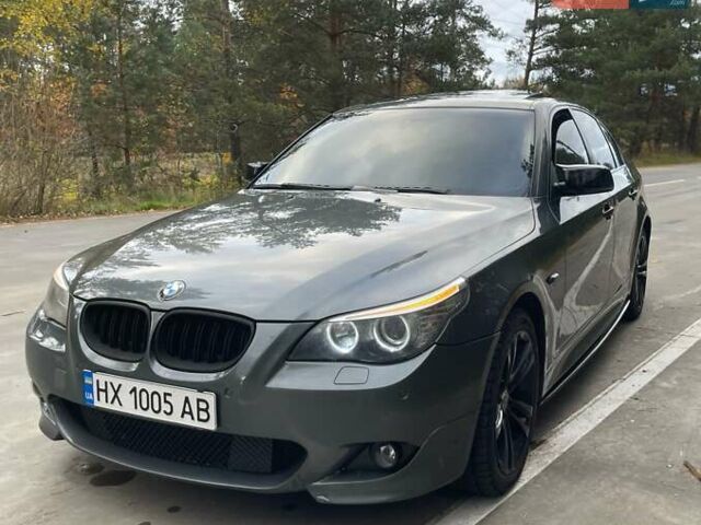 Серый БМВ 5 Серия, объемом двигателя 3 л и пробегом 380 тыс. км за 10300 $, фото 1 на Automoto.ua