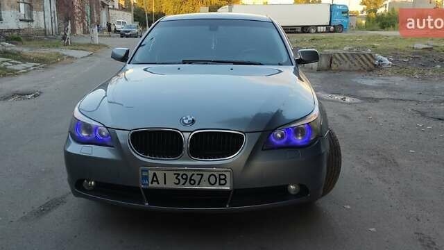Серый БМВ 5 Серия, объемом двигателя 2.2 л и пробегом 211 тыс. км за 8500 $, фото 1 на Automoto.ua