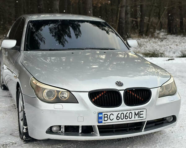 Серый БМВ 5 Серия, объемом двигателя 2.5 л и пробегом 438 тыс. км за 8500 $, фото 1 на Automoto.ua