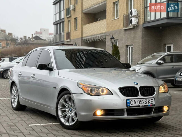 Серый БМВ 5 Серия, объемом двигателя 2.5 л и пробегом 361 тыс. км за 7550 $, фото 1 на Automoto.ua
