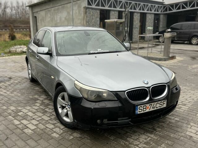 Серый БМВ 5 Серия, объемом двигателя 2.5 л и пробегом 290 тыс. км за 2950 $, фото 1 на Automoto.ua