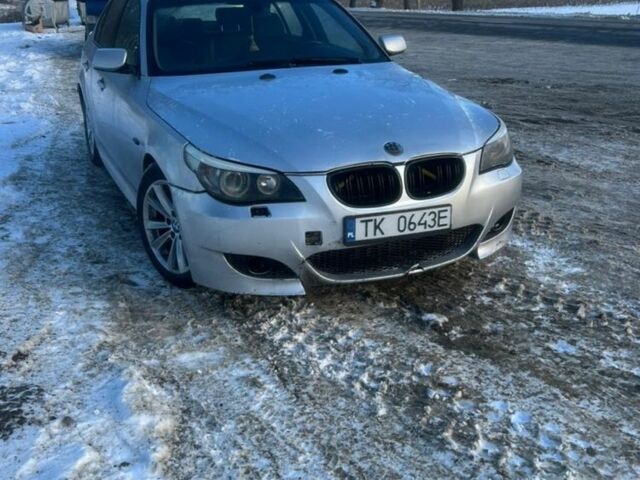 Серый БМВ 5 Серия, объемом двигателя 3 л и пробегом 581 тыс. км за 2900 $, фото 1 на Automoto.ua