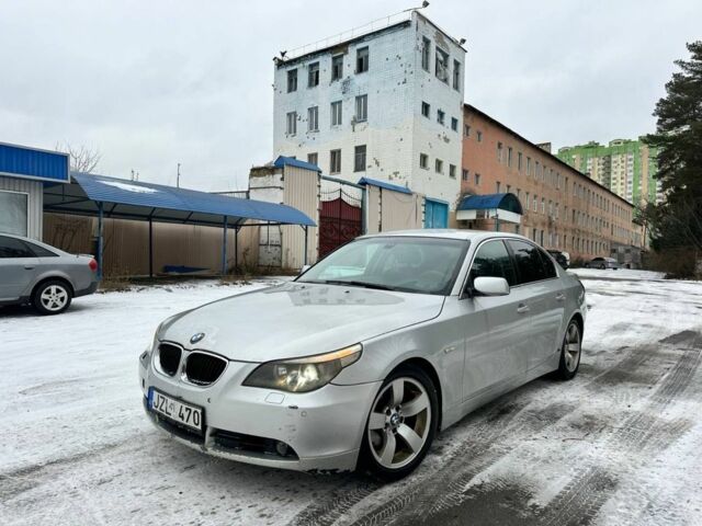 Серый БМВ 5 Серия, объемом двигателя 3 л и пробегом 222 тыс. км за 3464 $, фото 1 на Automoto.ua