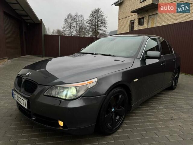 Серый БМВ 5 Серия, объемом двигателя 3 л и пробегом 228 тыс. км за 7750 $, фото 1 на Automoto.ua