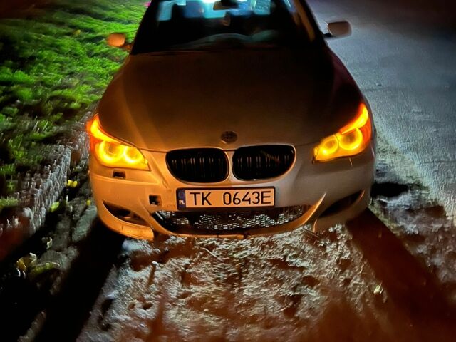 Серый БМВ 5 Серия, объемом двигателя 3 л и пробегом 57 тыс. км за 3700 $, фото 1 на Automoto.ua