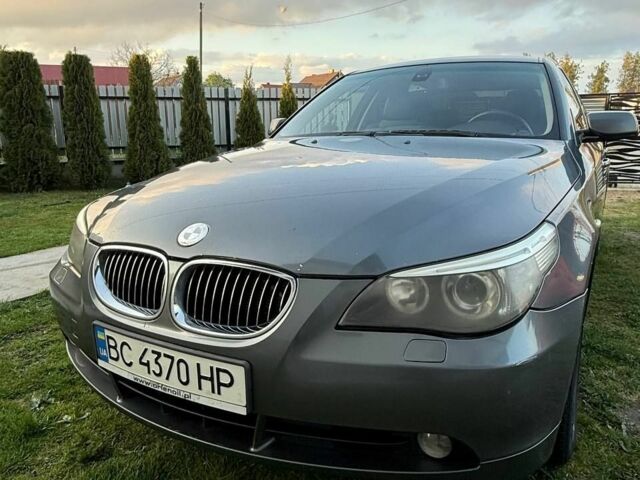 Серый БМВ 5 Серия, объемом двигателя 3 л и пробегом 360 тыс. км за 8000 $, фото 1 на Automoto.ua
