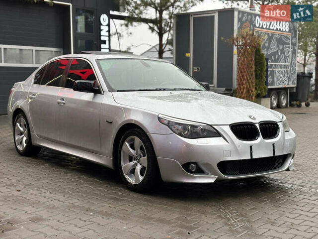 Серый БМВ 5 Серия, объемом двигателя 2 л и пробегом 243 тыс. км за 10950 $, фото 1 на Automoto.ua