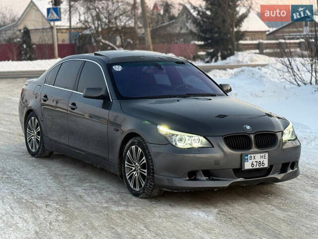 Серый БМВ 5 Серия, объемом двигателя 3 л и пробегом 369 тыс. км за 7000 $, фото 1 на Automoto.ua