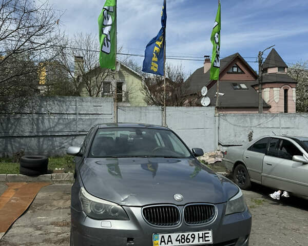 Серый БМВ 5 Серия, объемом двигателя 2.5 л и пробегом 460 тыс. км за 6400 $, фото 1 на Automoto.ua