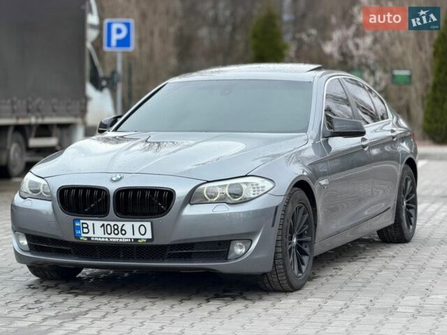 Серый БМВ 5 Серия, объемом двигателя 2 л и пробегом 300 тыс. км за 11800 $, фото 1 на Automoto.ua