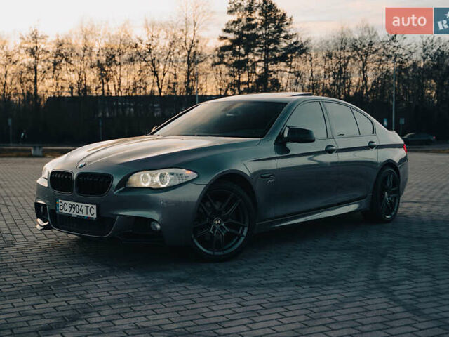 Серый БМВ 5 Серия, объемом двигателя 2 л и пробегом 168 тыс. км за 15500 $, фото 1 на Automoto.ua