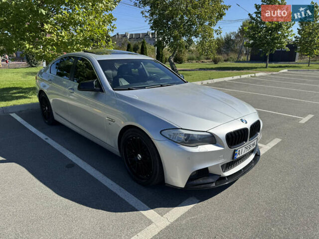 Серый БМВ 5 Серия, объемом двигателя 2 л и пробегом 195 тыс. км за 14000 $, фото 1 на Automoto.ua