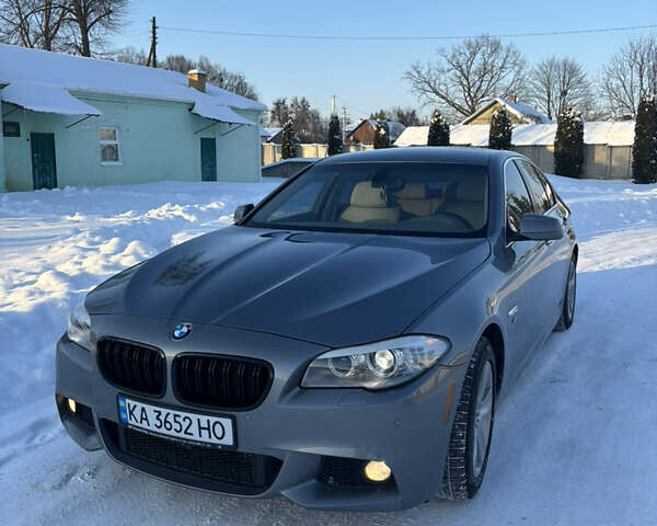 Серый БМВ 5 Серия, объемом двигателя 2 л и пробегом 225 тыс. км за 13200 $, фото 1 на Automoto.ua
