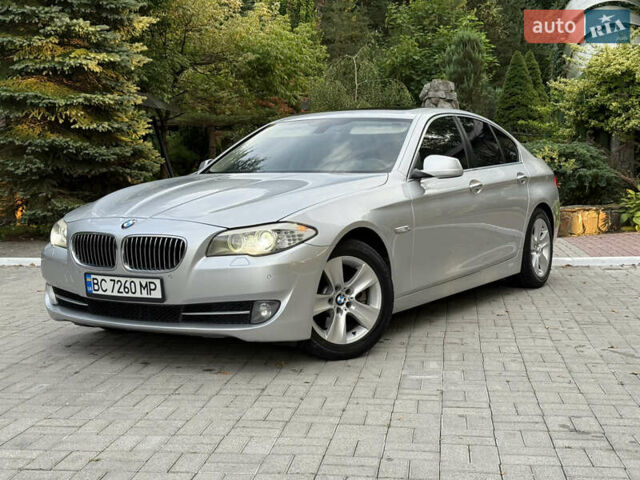 Серый БМВ 5 Серия, объемом двигателя 2 л и пробегом 176 тыс. км за 13400 $, фото 1 на Automoto.ua