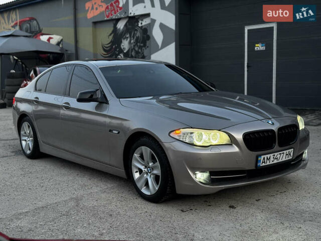 Серый БМВ 5 Серия, объемом двигателя 2 л и пробегом 236 тыс. км за 13750 $, фото 1 на Automoto.ua