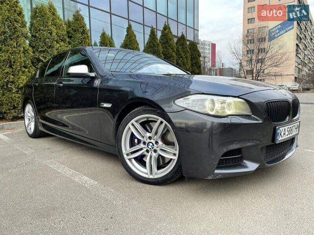 Серый БМВ 5 Серия, объемом двигателя 3 л и пробегом 186 тыс. км за 19900 $, фото 1 на Automoto.ua