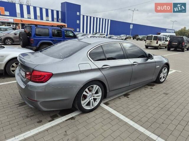 Серый БМВ 5 Серия, объемом двигателя 2 л и пробегом 190 тыс. км за 14200 $, фото 1 на Automoto.ua