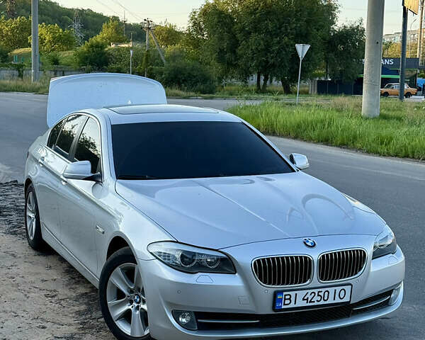 Серый БМВ 5 Серия, объемом двигателя 2 л и пробегом 191 тыс. км за 14000 $, фото 1 на Automoto.ua