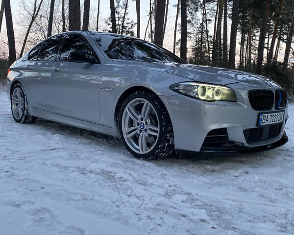 Серый БМВ 5 Серия, объемом двигателя 3 л и пробегом 166 тыс. км за 17500 $, фото 1 на Automoto.ua