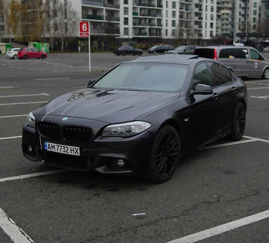 Серый БМВ 5 Серия, объемом двигателя 2 л и пробегом 177 тыс. км за 13200 $, фото 1 на Automoto.ua