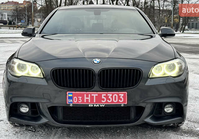 Серый БМВ 5 Серия, объемом двигателя 2 л и пробегом 195 тыс. км за 14600 $, фото 1 на Automoto.ua