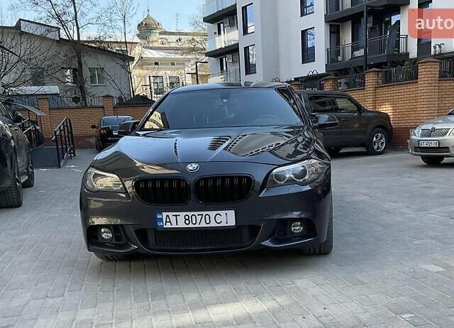 Серый БМВ 5 Серия, объемом двигателя 2 л и пробегом 212 тыс. км за 15500 $, фото 1 на Automoto.ua