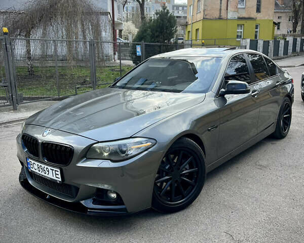 Серый БМВ 5 Серия, объемом двигателя 2 л и пробегом 160 тыс. км за 18000 $, фото 1 на Automoto.ua