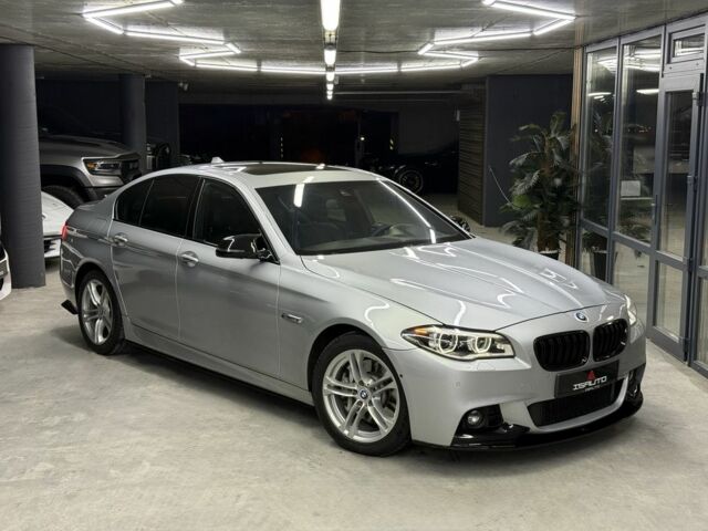 Серый БМВ 5 Серия, объемом двигателя 3 л и пробегом 222 тыс. км за 21500 $, фото 1 на Automoto.ua