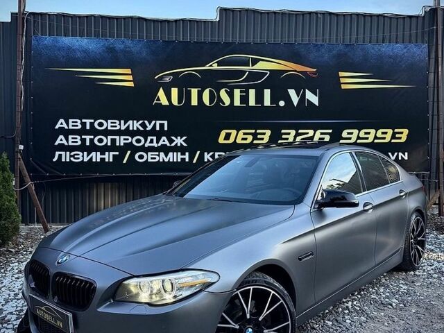 Серый БМВ 5 Серия, объемом двигателя 2 л и пробегом 189 тыс. км за 14200 $, фото 1 на Automoto.ua