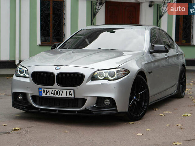 Серый БМВ 5 Серия, объемом двигателя 2 л и пробегом 212 тыс. км за 14000 $, фото 1 на Automoto.ua