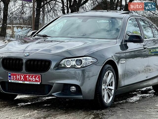Серый БМВ 5 Серия, объемом двигателя 2 л и пробегом 289 тыс. км за 12299 $, фото 1 на Automoto.ua