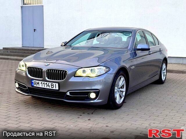Серый БМВ 5 Серия, объемом двигателя 2 л и пробегом 216 тыс. км за 14550 $, фото 1 на Automoto.ua