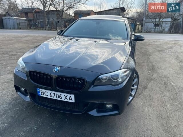 Серый БМВ 5 Серия, объемом двигателя 2 л и пробегом 195 тыс. км за 14800 $, фото 1 на Automoto.ua