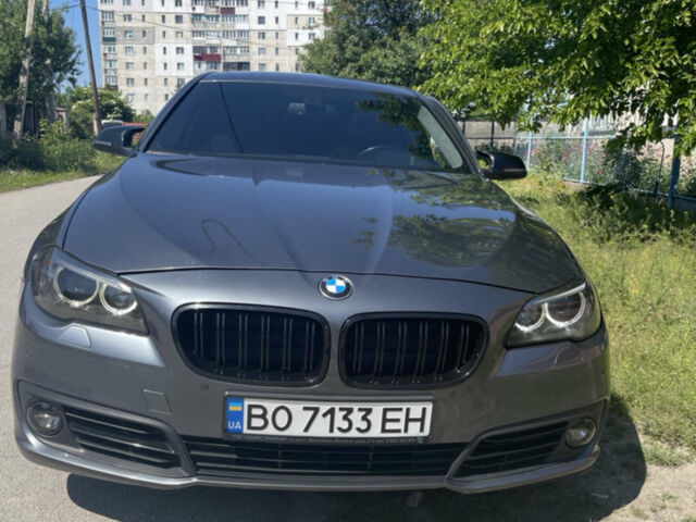 Серый БМВ 5 Серия, объемом двигателя 2 л и пробегом 95 тыс. км за 16500 $, фото 1 на Automoto.ua