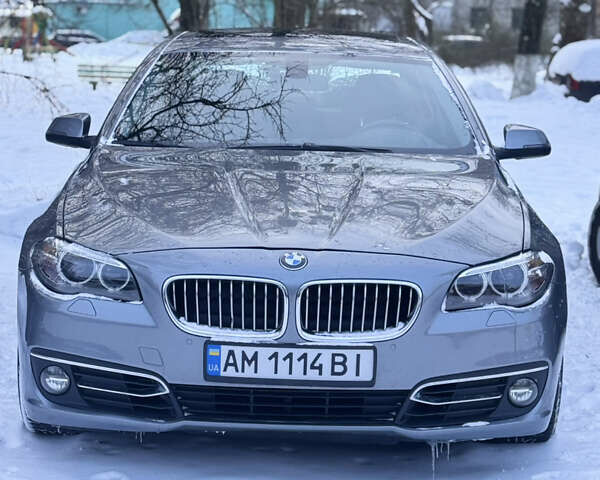 Сірий БМВ 5 Серія, об'ємом двигуна 2 л та пробігом 216 тис. км за 13999 $, фото 1 на Automoto.ua