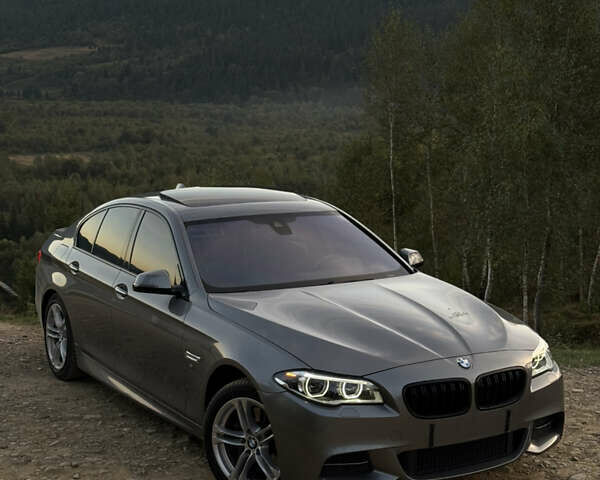 Серый БМВ 5 Серия, объемом двигателя 2 л и пробегом 202 тыс. км за 25999 $, фото 1 на Automoto.ua