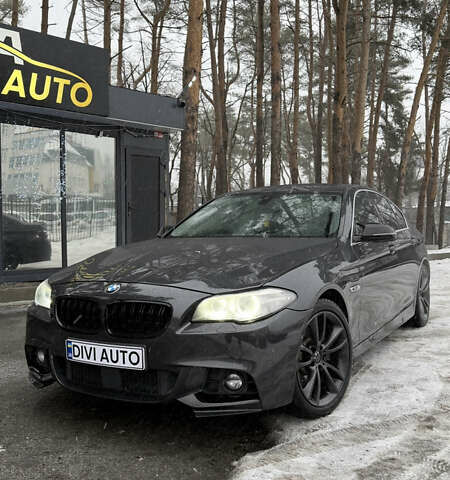 Серый БМВ 5 Серия, объемом двигателя 3 л и пробегом 166 тыс. км за 17200 $, фото 1 на Automoto.ua