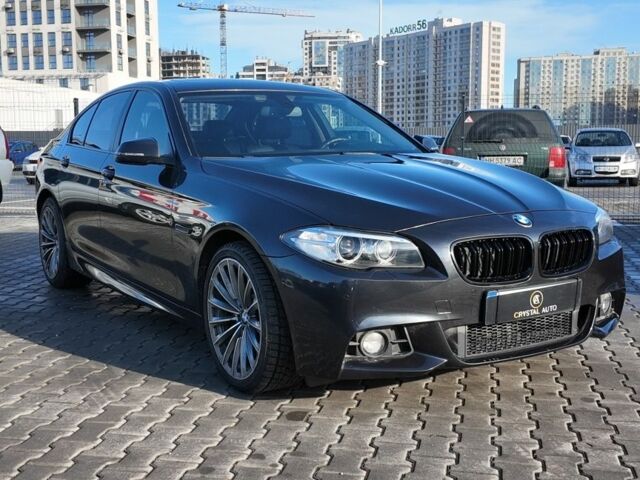 Серый БМВ 5 Серия, объемом двигателя 2 л и пробегом 160 тыс. км за 13100 $, фото 1 на Automoto.ua