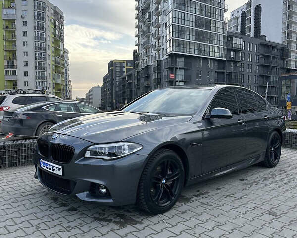 Серый БМВ 5 Серия, объемом двигателя 2 л и пробегом 125 тыс. км за 22000 $, фото 1 на Automoto.ua