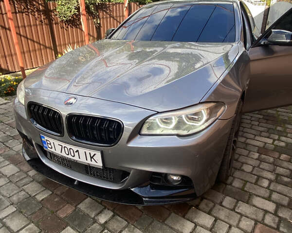 Серый БМВ 5 Серия, объемом двигателя 2 л и пробегом 185 тыс. км за 21000 $, фото 1 на Automoto.ua