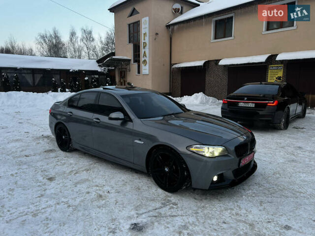 Серый БМВ 5 Серия, объемом двигателя 3 л и пробегом 133 тыс. км за 16800 $, фото 1 на Automoto.ua