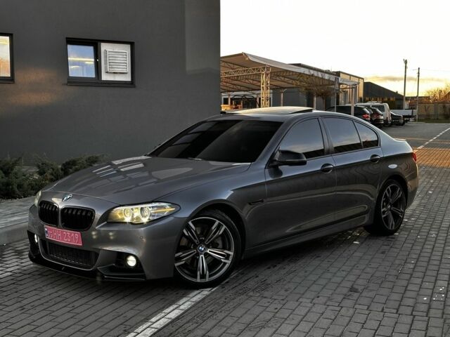 Серый БМВ 5 Серия, объемом двигателя 2 л и пробегом 220 тыс. км за 13300 $, фото 1 на Automoto.ua