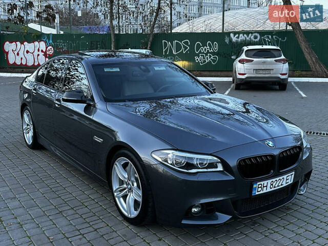 Серый БМВ 5 Серия, объемом двигателя 3 л и пробегом 65 тыс. км за 25500 $, фото 1 на Automoto.ua
