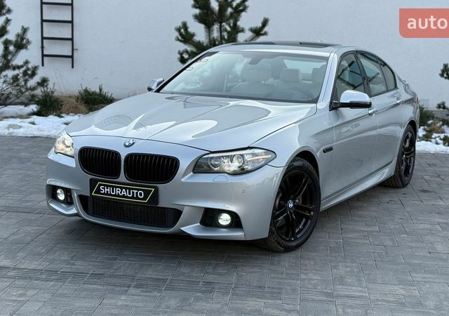 Серый БМВ 5 Серия, объемом двигателя 2 л и пробегом 220 тыс. км за 16500 $, фото 1 на Automoto.ua
