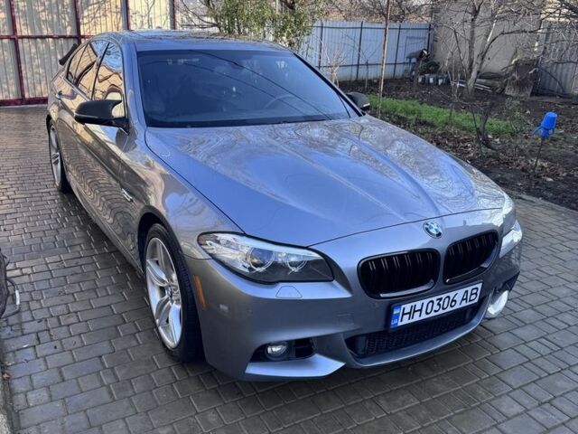 Серый БМВ 5 Серия, объемом двигателя 3 л и пробегом 161 тыс. км за 19000 $, фото 1 на Automoto.ua