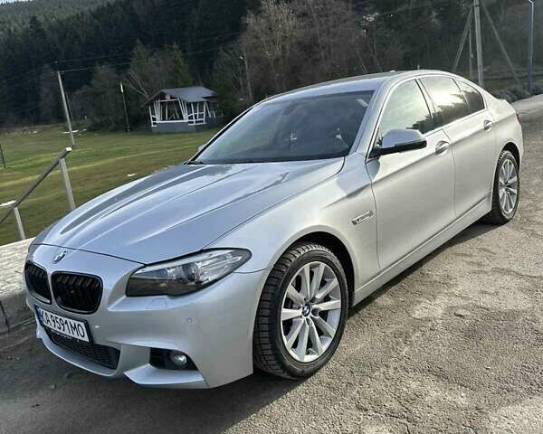 Серый БМВ 5 Серия, объемом двигателя 2 л и пробегом 182 тыс. км за 19999 $, фото 1 на Automoto.ua